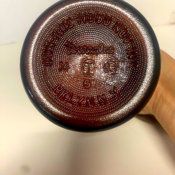 Dun-rite Glass Humidor Amber Glass Rare Find Vintage Tobacciana Snuff Jar - Picture 9 of 12